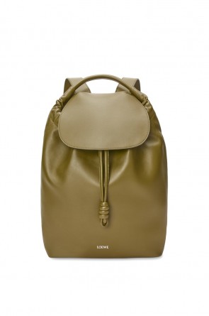 Loewe Flamenco Backpack In Shiny Supple Calfskin