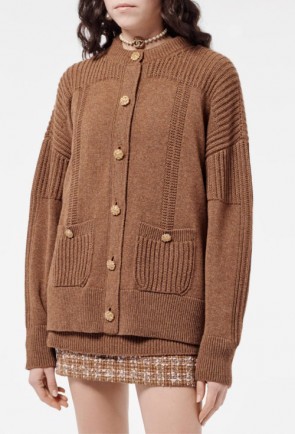 Lady's Chanel Cardigan Brown