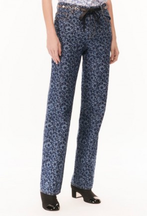 Lady's Chanel Jeans in Printed Denim